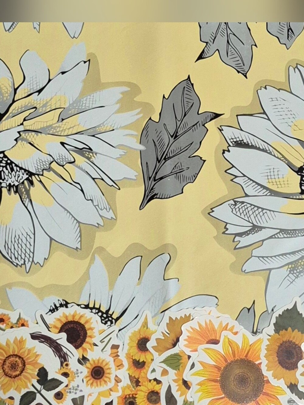 Poly Mailers 10x13 (25) & (25) Sunflower Assorted Stickers Sellers Set